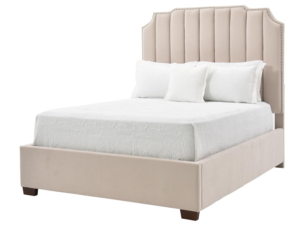 Harper Platform Bed, Queen-Size, Sand